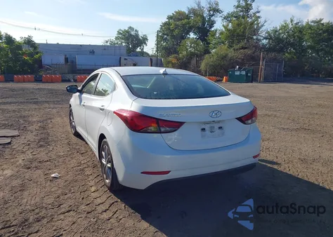 2016 Hyundai Elantra Se из США, поврежденный, VIN 5NPDH4AE9GH760212
